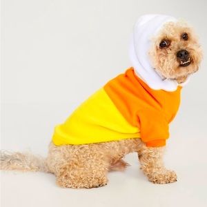Halloween Pet Coat Jacket Candy Corn for Medium to Large Dog
